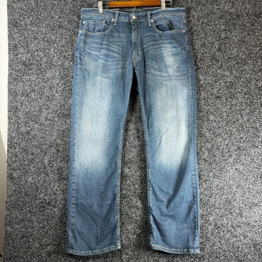 Levis 559 Relaxed Straight Jeans Mens 36x32 Blue Medium‎ Wash Denim Pants